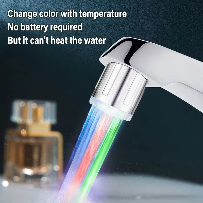 Kitchen Appliances Bundle - 1 قطعة موسع صنبور الإبداعية LED