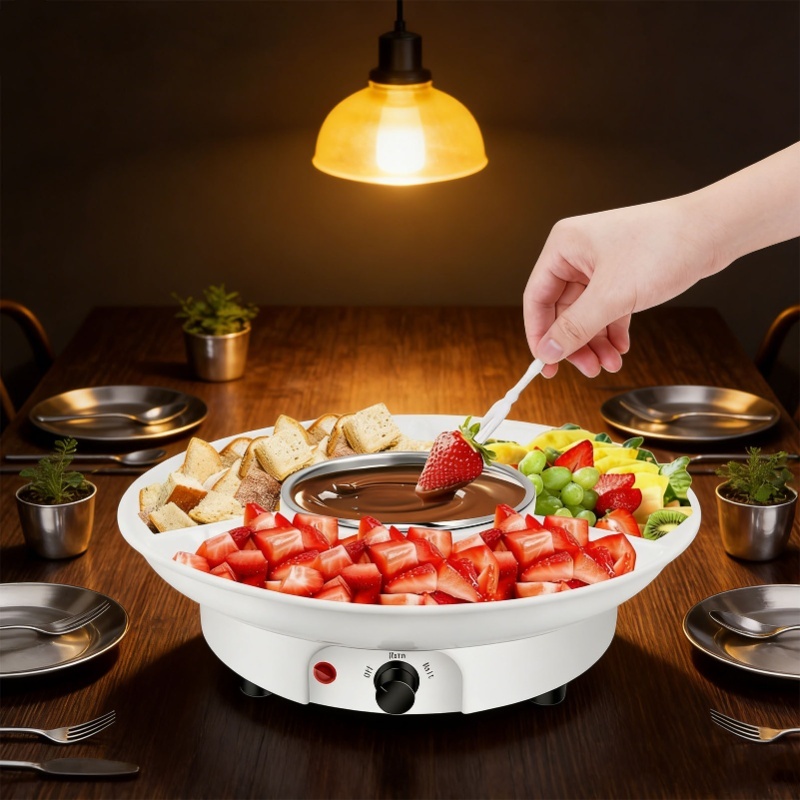 Fondue Set Electric - طقم وعاء فوندو كهربائي، مجموعة فوندو