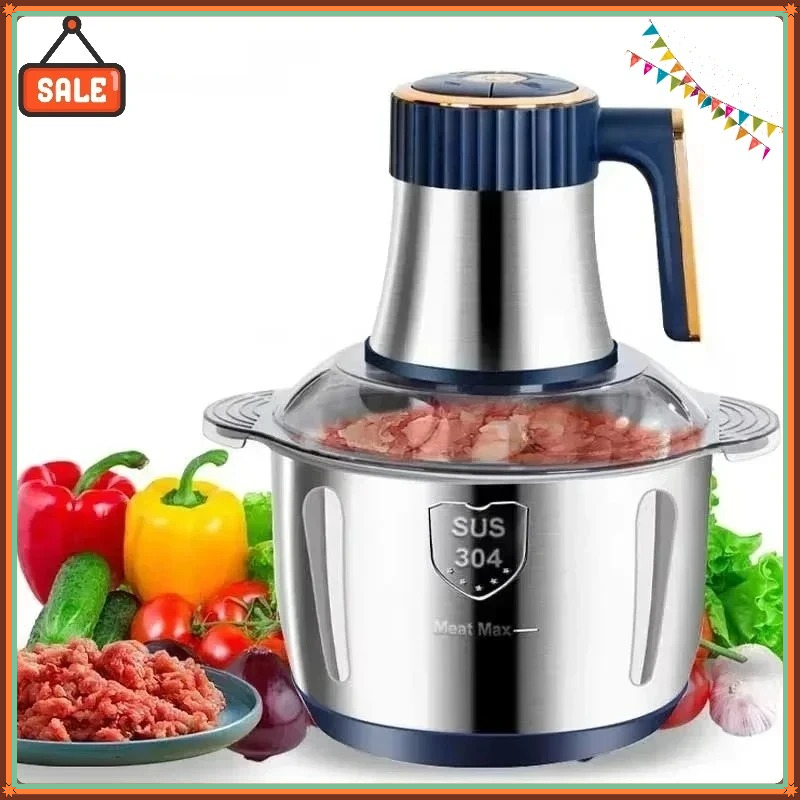 Food Processor Large - مفرمة لحم كهربائية بسعة 5 لتر،