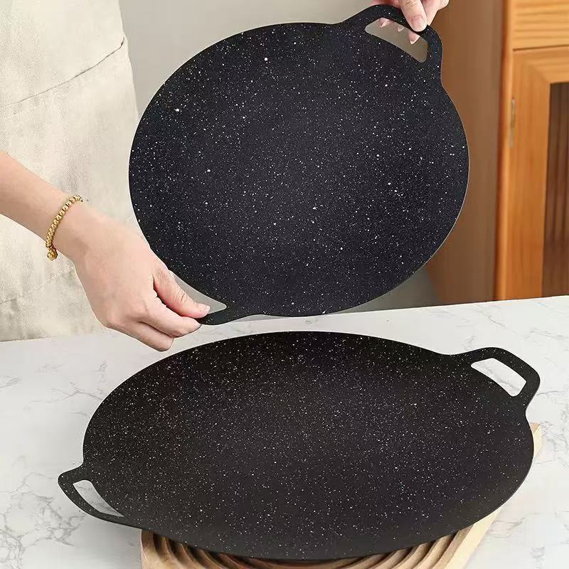 Fondue Set Electric - مقلاة شواء كورية رفيعة، شواية دائرية