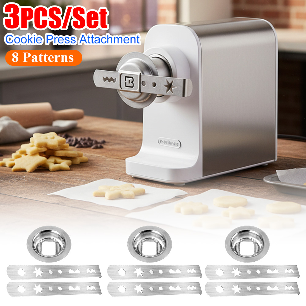 Meat Grinder Attachment - قطعتان من ملحق صنع البسكويت بـ
