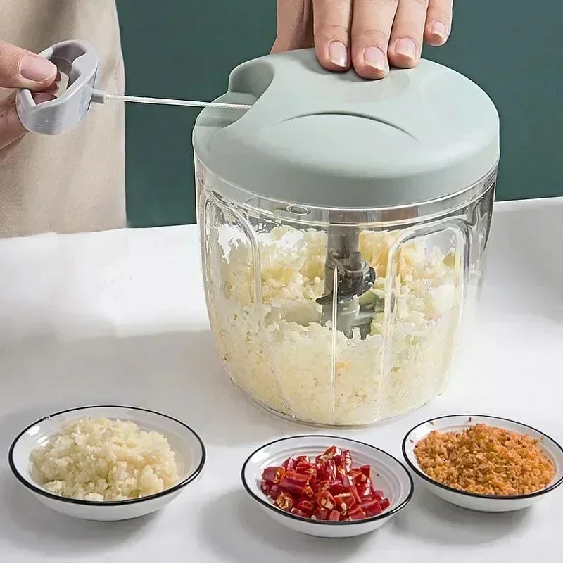 مفرمة ثوم يدوية كبيرة متينة، ه - مراجعة Food Processor Large وسعره