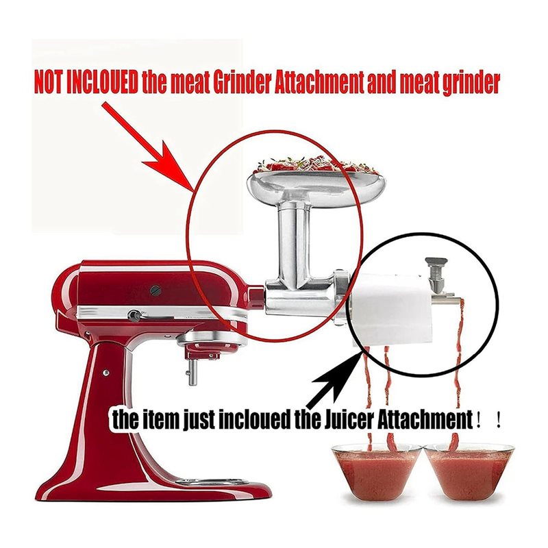 ملحق عصارة الطماطم والكاتشب من - مراجعة Meat Grinder Attachment وسعره
