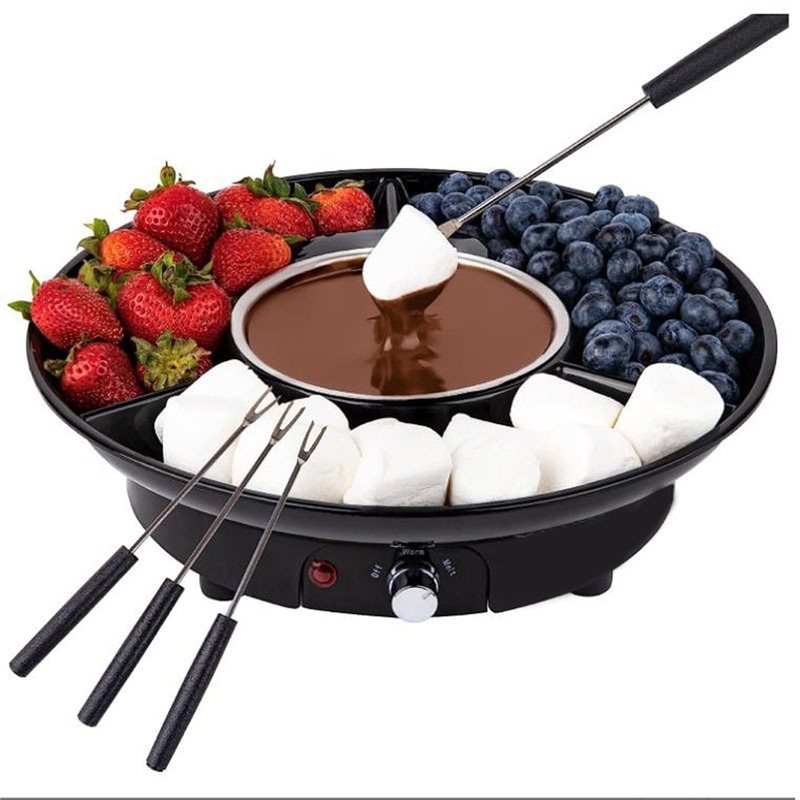 طقم وعاء فوندو كهربائي مع تحكم - مراجعة Fondue Set Electric وسعره