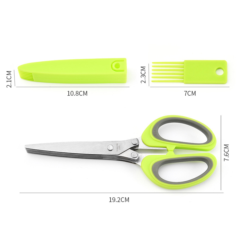 متعدد الطبقات مقص الفولاذ المق - مراجعة Kitchen Appliances Green وسعره