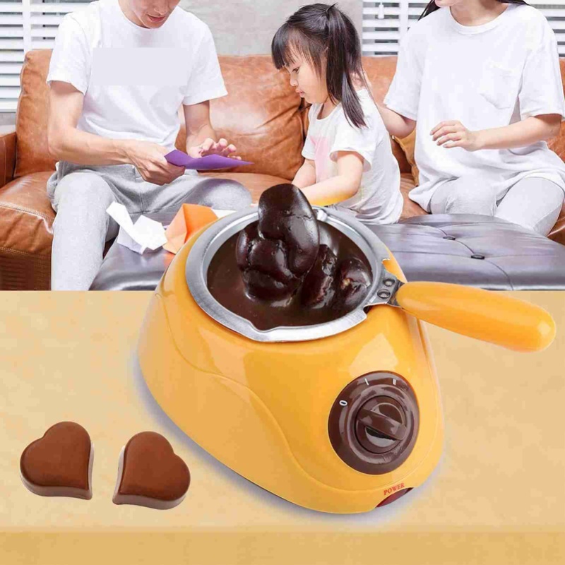 مجموعة وعاء إذابة الشوكولاتة،  - مراجعة Fondue Set Electric وسعره