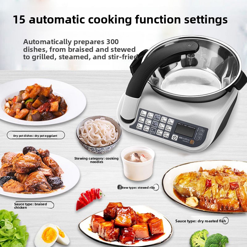 روبوت الطبخ الذكي E15، محضر طع - مراجعة Food Processor Large وسعره