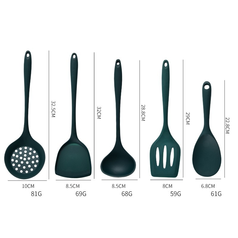 5 قطعة الغذاء الصف سيليكون أوا - مراجعة Kitchen Appliances Green وسعره