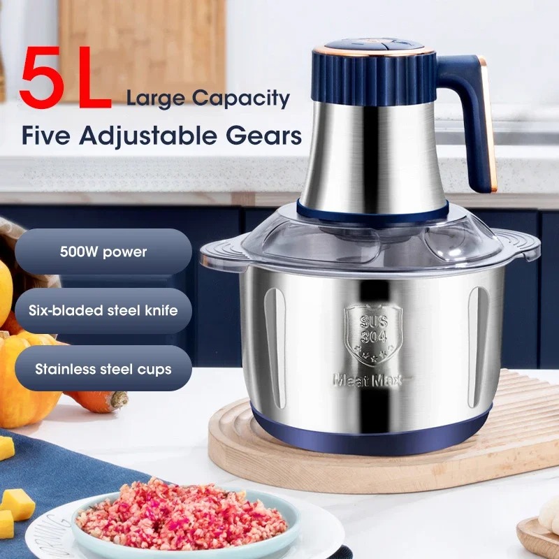 مفرمة لحم كهربائية سعة 5 لتر م - مراجعة Food Processor Large وسعره