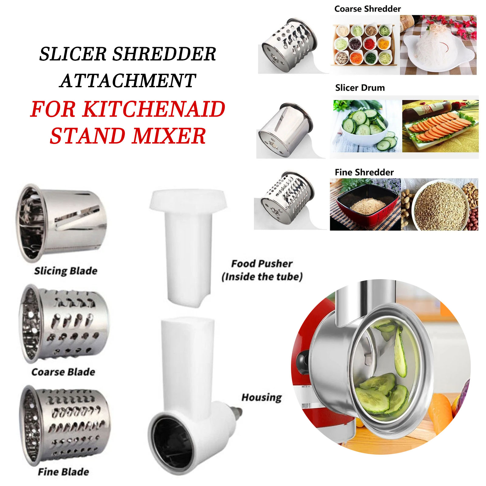 ملحق التقطيع والفرم 3 في 1 لخل - مراجعة Meat Grinder Attachment وسعره