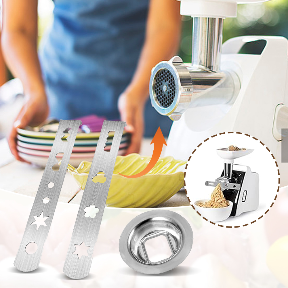 قطعتان من ملحق صنع البسكويت بـ - مراجعة Meat Grinder Attachment وسعره